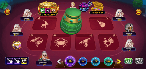 Sảnh bầu cua OKVIP TOP